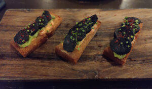 Aged Black Garlic Toast