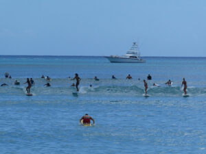 Surfer am Waikiki Beach