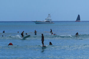 Surfer am Waikiki Beach