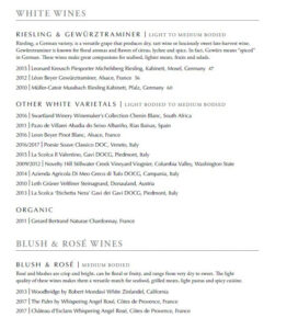 Grand Dining Room - Wein