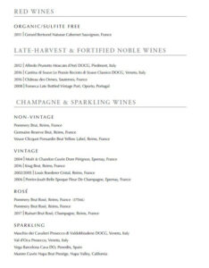 Grand Dining Room - Wein