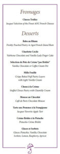 Jacques - Desserts