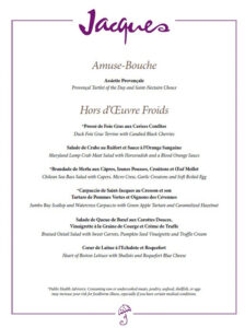 Jacques - Dinner