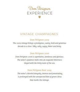 La Reserve - Dom Pérignon Experience