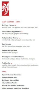 Red Ginger - Dinner