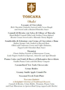 Toscana Desserts
