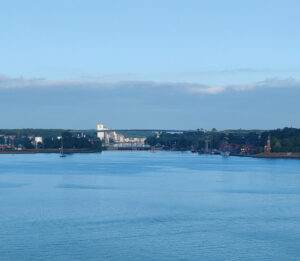 Blick zum Nord-Ostsee-Kanal