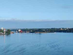 Blick zum Nord-Ostsee-Kanal