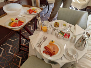 Frühstück in der Suite