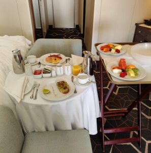 Frühstück in der Suite