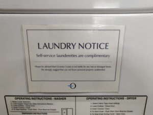 Guest Laundry Deck 9
