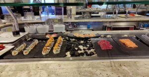Sushi im Terrace Café