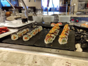 Sushi im Terrace Café