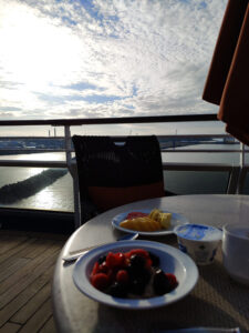 Frühstück mit Aussicht