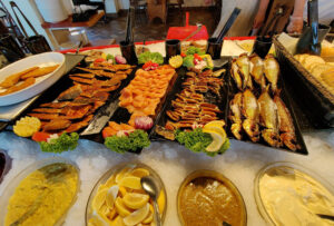 normales Fischbuffet