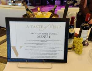Wein Tasting Menu 1 und 2