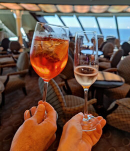 Pure Amalfi Spritz und Rosé Champagner