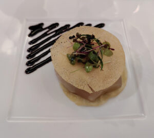 Napoleon of Poached Williams Pear