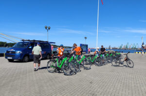 Die eBikes warten schon