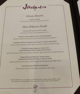Jacques - Dinner