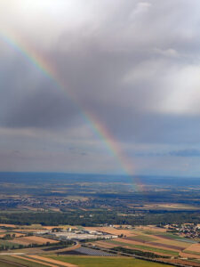 Regenbogen über München