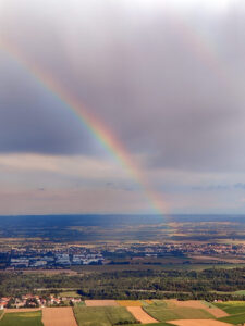 Regenbogen über München