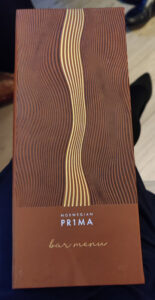 Norwegian Prima Barkarte