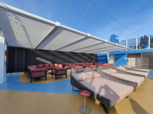 Loungebereich Deck 18 vorne