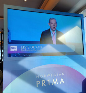 Elvis Duran, Taufpate der Norwegian Bliss