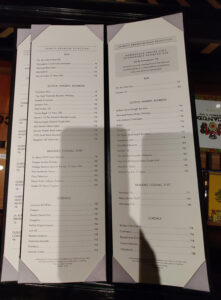 Humidor Cigar Lounge - Karte