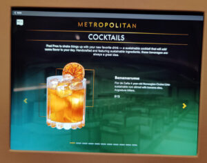 Metropolitan Bar - Karte