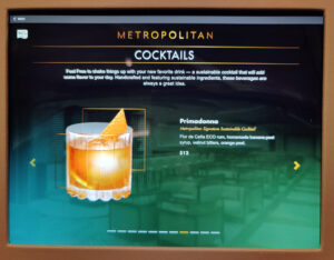 Metropolitan Bar - Karte