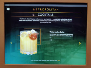 Metropolitan Bar - Karte