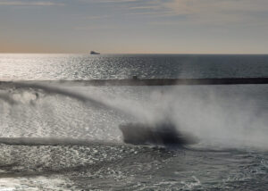 Empfang mit Feuerlöschboot