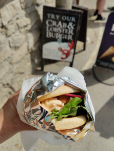 Crab and Lobster Burger
