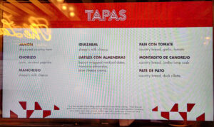 Tapas - Dinner