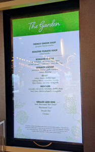 The Garden - Dinner