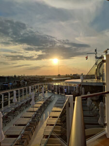 Sonnenuntergang in Amsterdam
