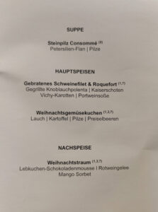 Abendessen