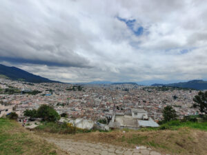 Blick auf Quito