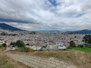 Blick auf Quito