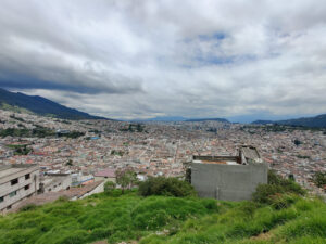 Blick auf Quito