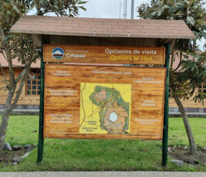 Kontrollstation Cotopaxi Nationalpark