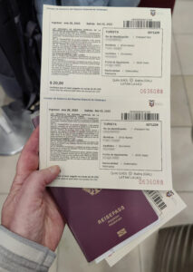 Galapagos Einreisekarte