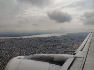 Anflug auf Guayaquil