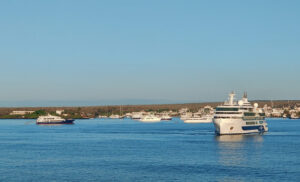 Celebrity Flora vor Puerto Ayora