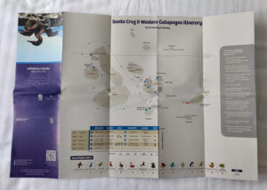 Routenkarte Western Galapagos