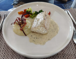 Fisch in Zitronen-Thymiansoße