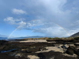 Regenbogen bei Puerto Egas