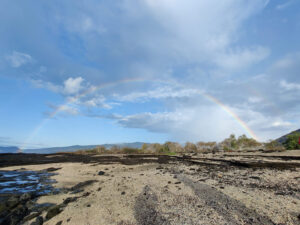 Regenbogen bei Puerto Egas